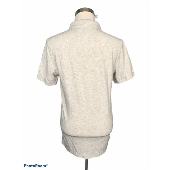 Banana Republic Men's Polo Shirt M Medium Solid Gr - Picture 3 of 6